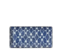 Sale MIYA Company Aizome Hishi Rectangle Plate