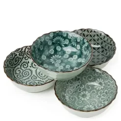 Sale MIYA Company Antique Green 4.75" Bowl Set