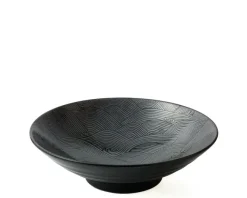 Best MIYA Company Aranami Black 9.75" Serving Bowl