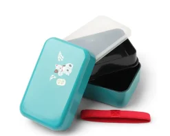 Best MIYA Company Bento Box Fortune Cat Teal Blue