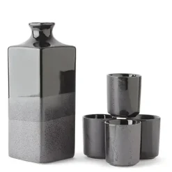 Outlet MIYA Company Black Ombre Sake Set