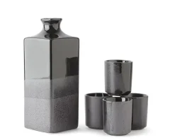 Outlet MIYA Company Black Ombre Sake Set