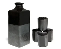 Outlet MIYA Company Black Ombre Sake Set