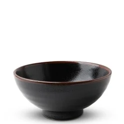 MIYA Company Black Tenmoku 7.5" Noodle Bowl