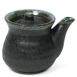 New MIYA Company Black Tetsuyu 8 Oz. Round Sauce Pot