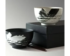 Outlet MIYA Company Black & White Brush Stroke 5