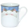 Clearance MIYA Company Blue Cat Mug