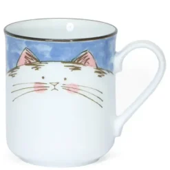 Clearance MIYA Company Blue Cat Mug