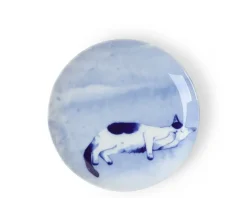 Discount MIYA Company Blue Cat On Side Plate