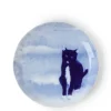 Discount MIYA Company Blue Cat Sitting Plate