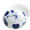 New MIYA Company Blue Cats 7.5" Oval Bowl