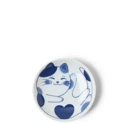 Discount MIYA Company Blue Cats 3.75" Sauce Dish