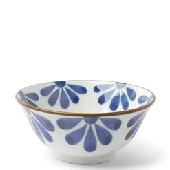 Outlet MIYA Company Blue Flower 5.75" Bowl