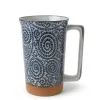 New MIYA Company Blue Karakusa 12 Oz. Tall Mug