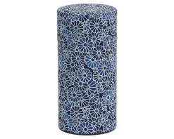 Online MIYA Company Blue Mums Tea Canister