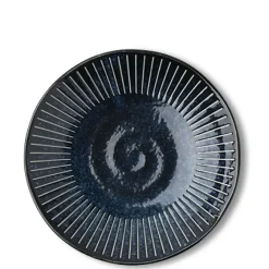 New MIYA Company Blue Namako Tokusa 6.25" Plate