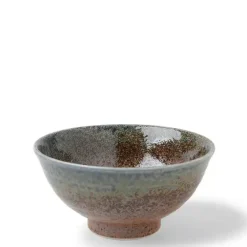 Clearance MIYA Company Blue Sand Crackle Bowl 6-1/4"