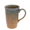 Clearance MIYA Company Blue Sand Crackle Mug
