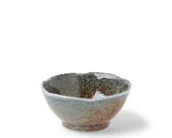 Hot MIYA Company Blue Sand Crackle Sauce Bowl 3-1/2"