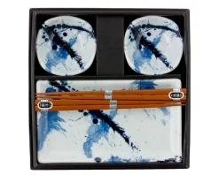 Online MIYA Company Blue Sumi Sushi Set