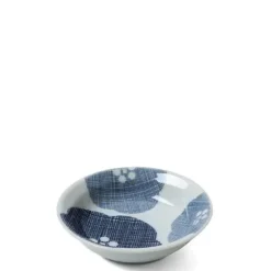 Discount MIYA Company Blue Textile Petals Sauce Dish