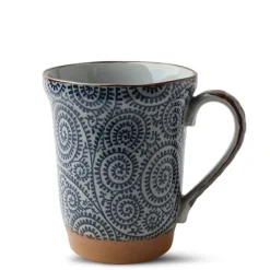 Outlet MIYA Company Blue Vintage Karakusa 14 Oz. Mug