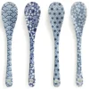Hot MIYA Company Blue & White Dessert Spoon Set