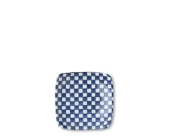 Hot MIYA Company Blue & White Ichimatsu 3.5" Plate