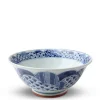 Online MIYA Company Blue & White Patterns 7.5" Noodle Bowl