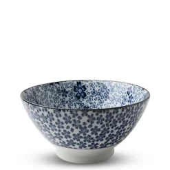 Best MIYA Company Blue & White Sakura 7" Noodle Bowl