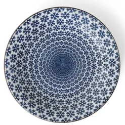 Best MIYA Company Blue & White Snow 11" Plate