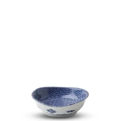 Best MIYA Company Blue & White Waves 3.75" Sauce Dish
