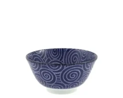 Outlet MIYA Company Bowl Cobalt Cloud Swirls 5.75"
