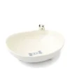 Best MIYA Company Bowl Footed With Dog & Bone Design