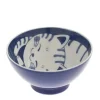 Sale MIYA Company Bowl Rice Cat Blue Tabby 4-5/8"