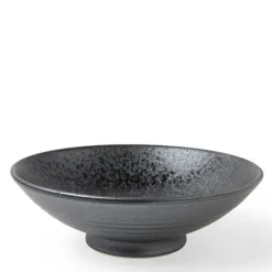 MIYA Company Bowl Serving 9.5" Silver Blue Granite