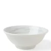 Sale MIYA Company Bowl White Water Swirls 8-1/2"
