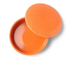 New MIYA Company Bowl With Cover Himari Orange