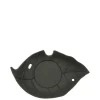 Clearance MIYA Company Cast Iron Black Leaf Coaster