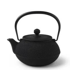 Discount MIYA Company Cast Iron Teapot Black Hobnail 0.9L