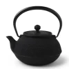 Hot MIYA Company Cast Iron Teapot Black Hobnail 1.3L