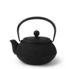 Outlet MIYA Company Cast Iron Teapot Black Hobnail 0.65L