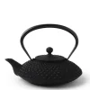 Online MIYA Company Cast Iron Teapot Flat Hailstone 1.08L