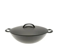 Sale MIYA Company Cast Iron Wok 12-1/2"