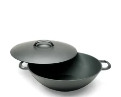 Sale MIYA Company Cast Iron Wok 12-1/2"