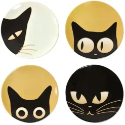 Hot MIYA Company Cat Eyes 3.5" Mini Plate Set