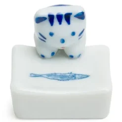 Online MIYA Company Cat & Fish Chopstick Rest