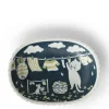 Outlet MIYA Company Cat Life Oval Plate