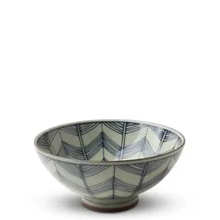 Outlet MIYA Company Celadon Chevron 5.5" Rice Bowl