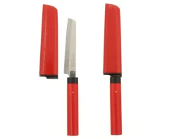 New MIYA Company Cheese Knife Red With Sheath